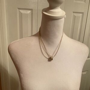 Ladies sterling silver Mignon faget necklace